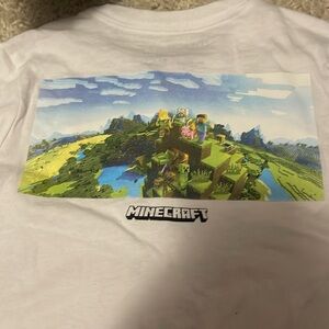 Minecraft  White Graphic Tee